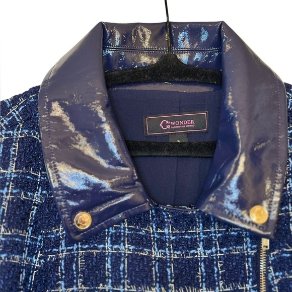 C Wonder by Christian Siriano Tweed Moto Jacket - Picture 5 of 9